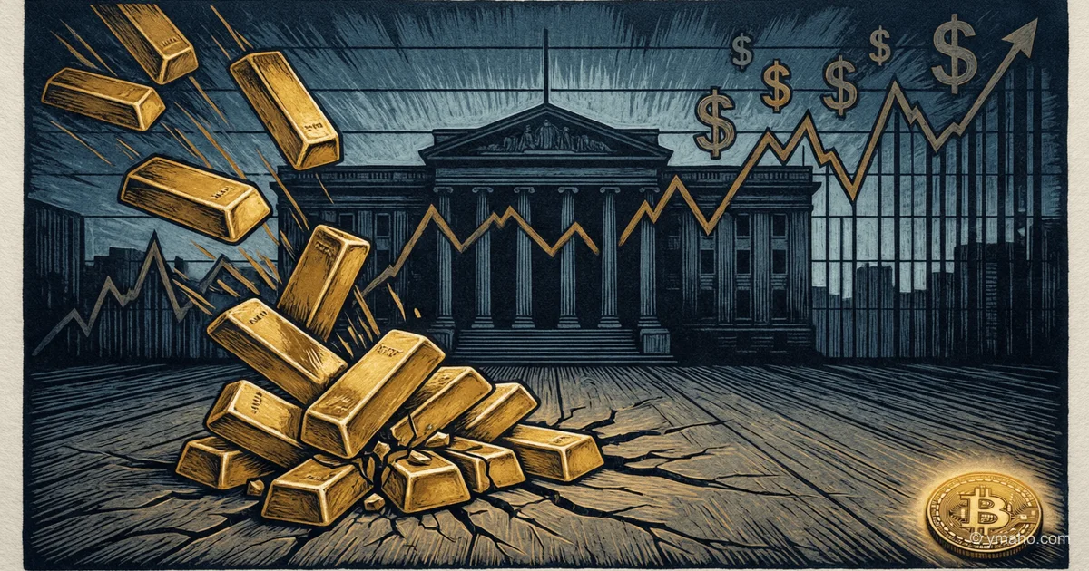 Caída del oro: $4511, tasa de la Fed y manipulación oculta del mercado