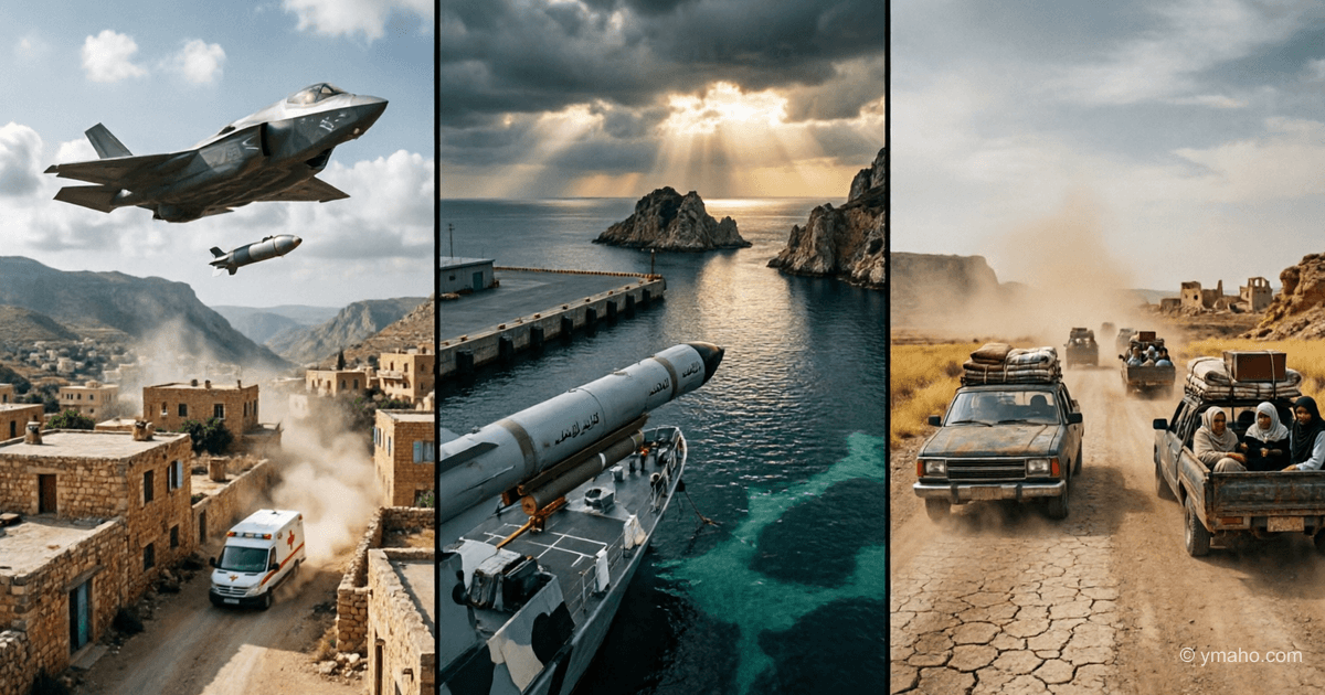 War expands: Israel strikes Lebanon, Houthis threaten the strait