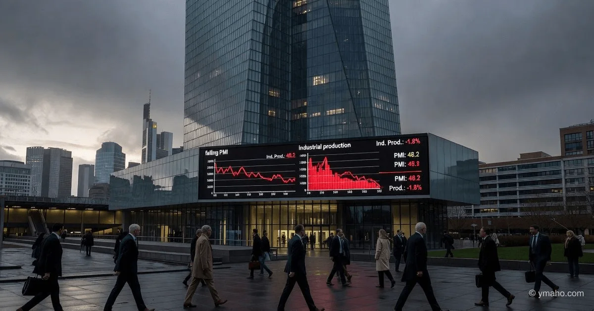 Eurozone in recession: industrial PMI collapsed to 45.8