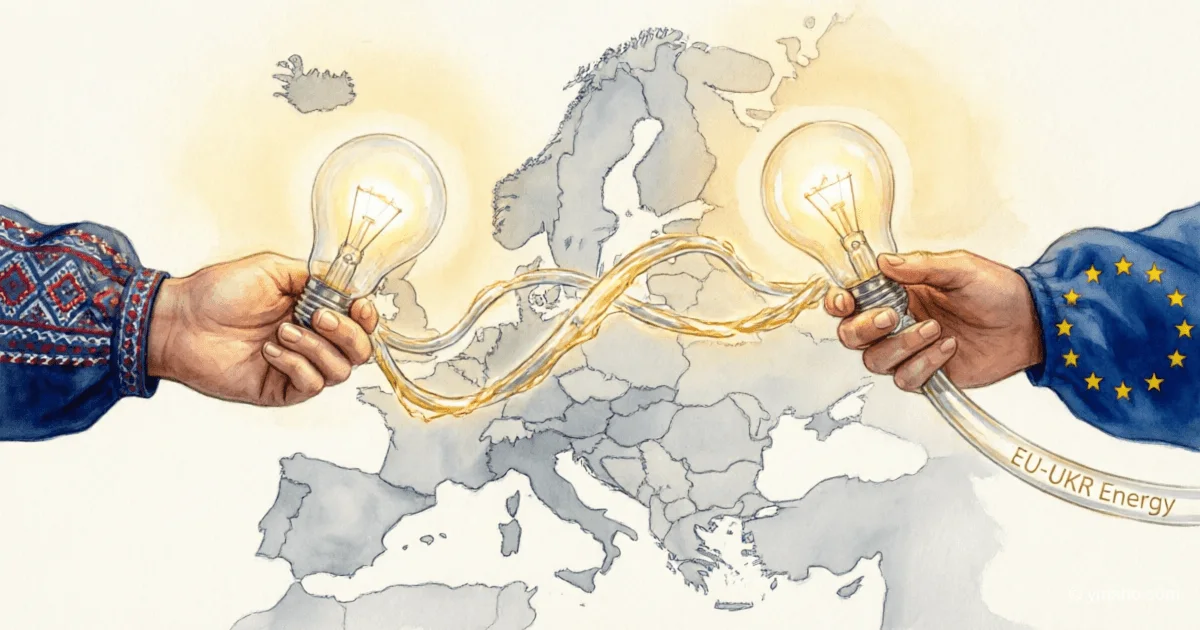 Wie die Anbindung Uklainens an das EU-Netz vor Ausfällen schützt und die Preise verändert