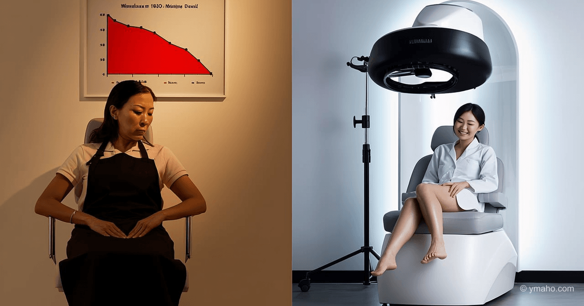 Decline in waxing masters' income due to laser
