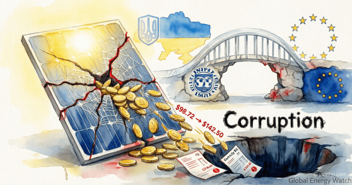 Corruption in Ukraine's "green tariff": impact on global markets