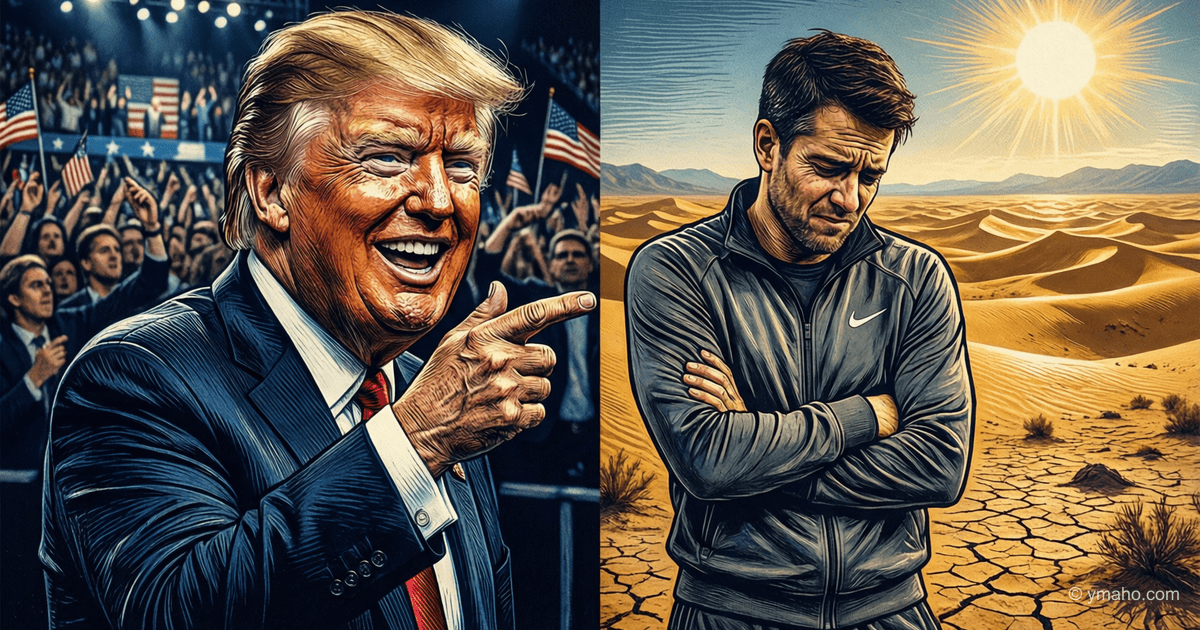 Trump mocked Marco Rubio's Nike tracksuit: a political meme
