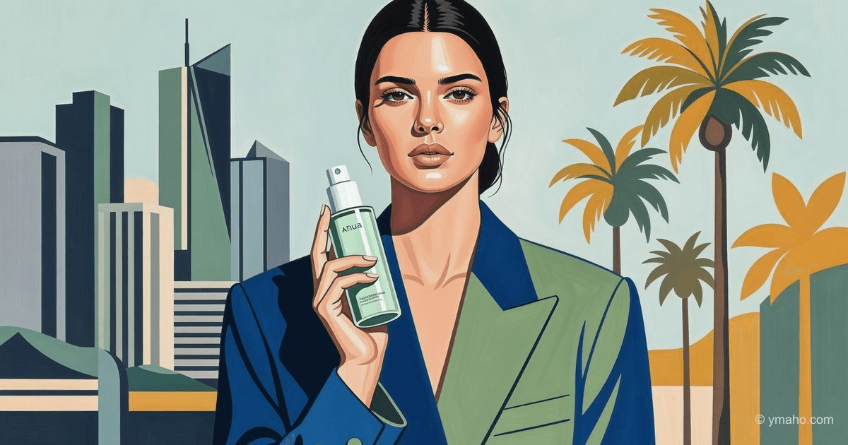 Kendall Jenner Anua PDRN face: era change in beauty