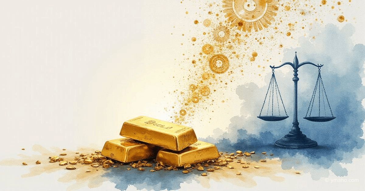 Zlato v DeFi: stabilita na blockchainu