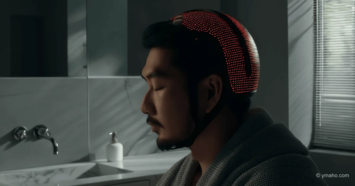 마스크 대신 LED 헬멧: 시장이 두피로 이동하는 이유