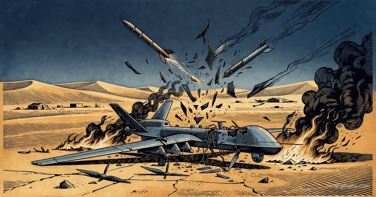 Íránská raketa poškodila americkou leteckou základnu v Kuvajtu: ztráty MQ-9