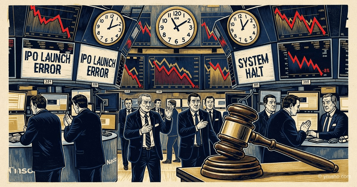 Nasdaq fined $14 million for IPO failure: causes and consequences