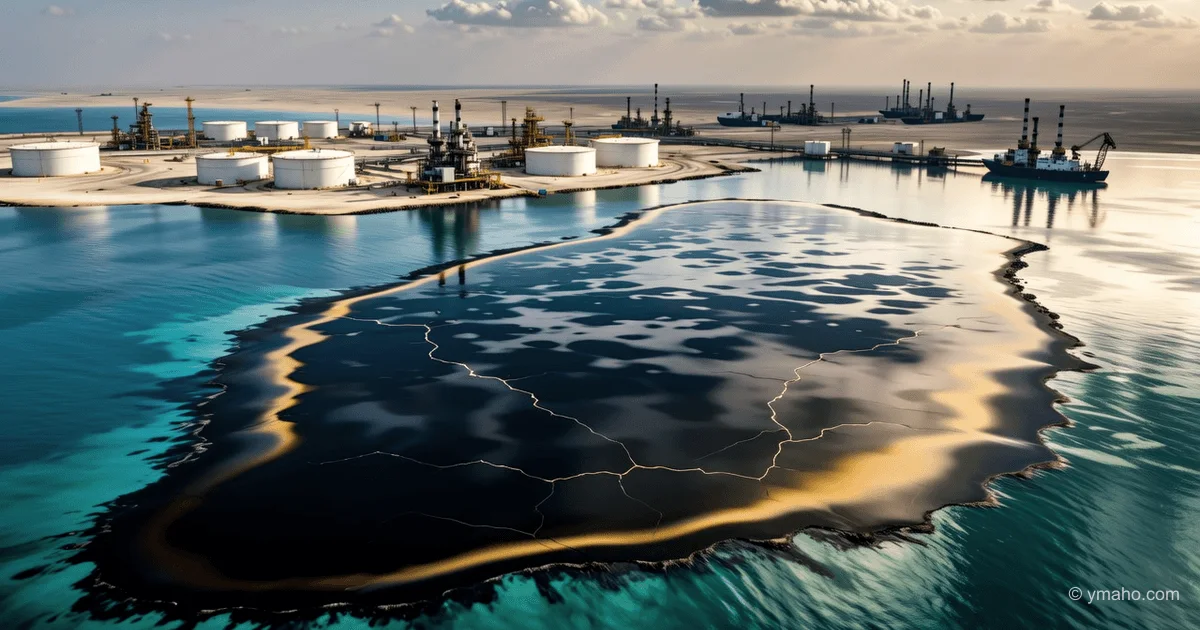 Oil slick near Khark: hidden causes of the spill