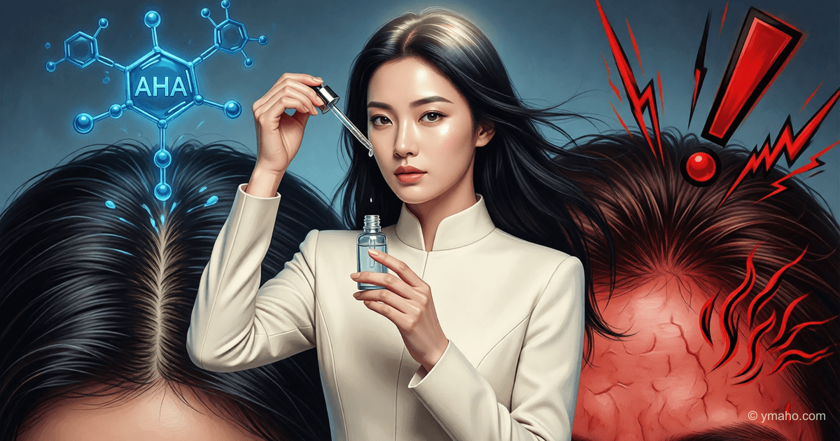Acid Hair Renewal: AHA and PHA Peels for Scalp | TikTok Trend