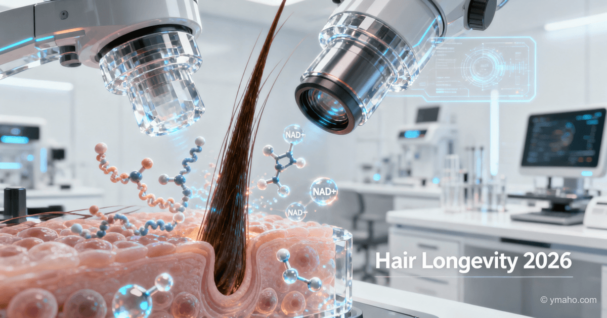 Peptides and senolytics for hair: anti-age trends 2026