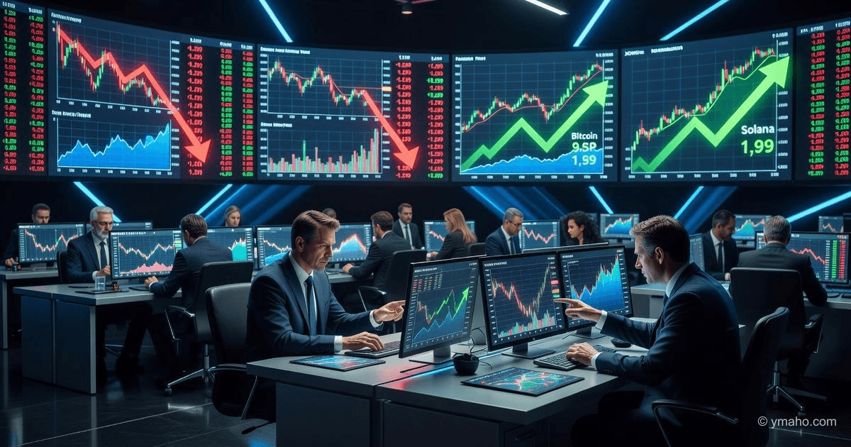Rekordowy odpływ z BTC-ETF: pieniądze płyną do XRP i Solany