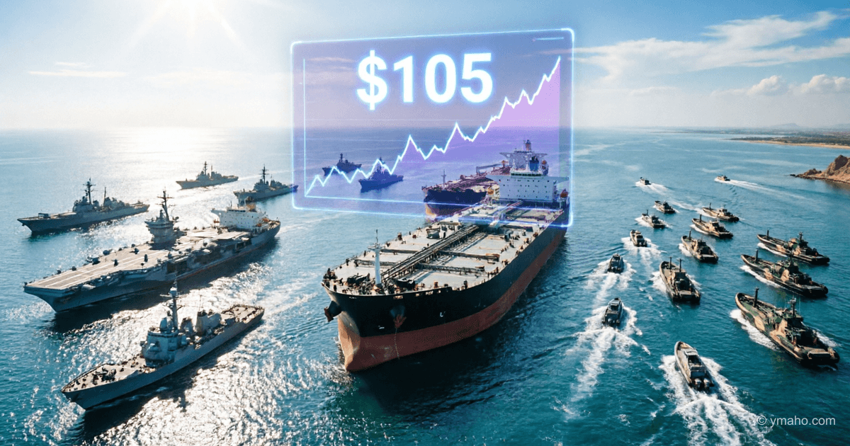 Oil steadily above $100 due to double blockade of the Strait of Hormuz