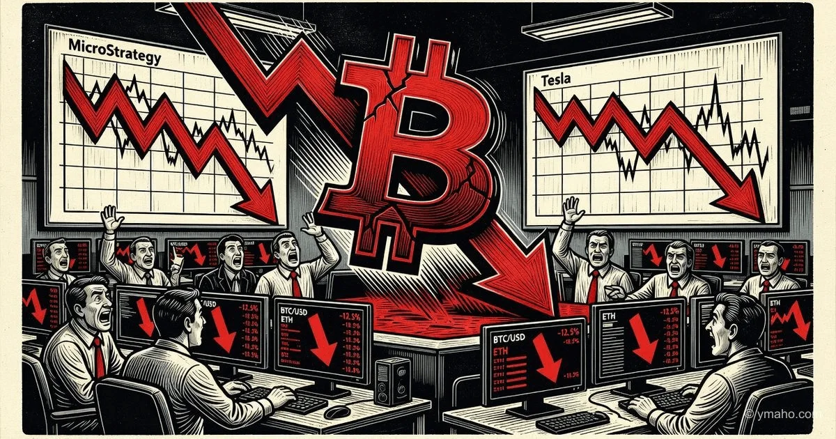$62 billion in losses: why crypto-stocks are crashing faster than Bitcoin