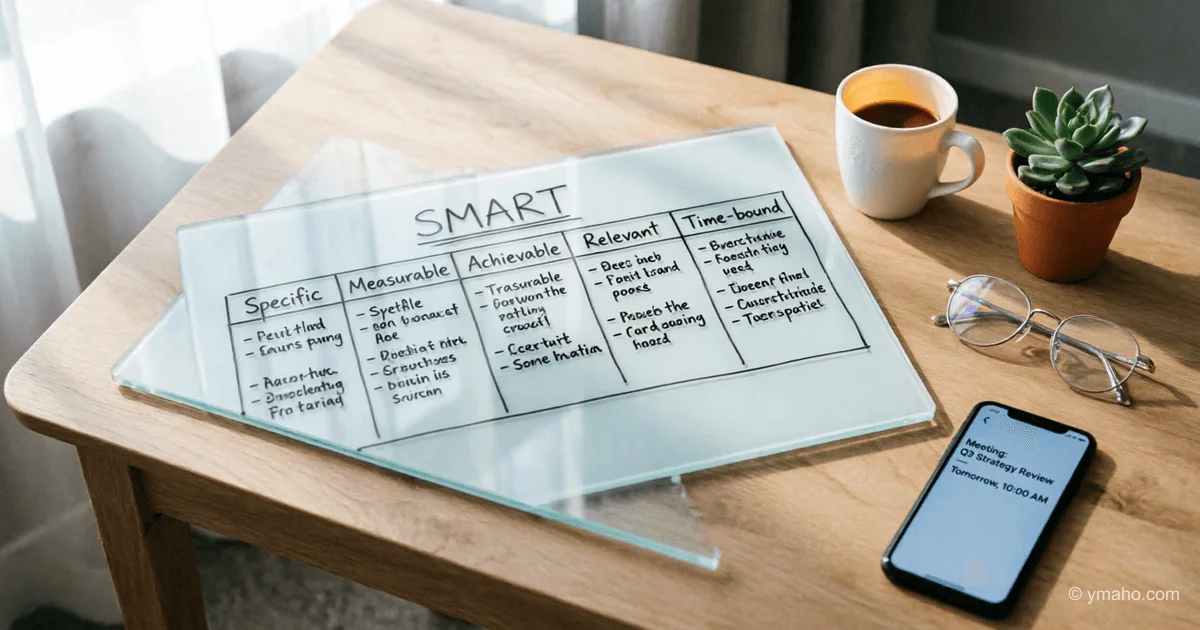 Technique SMART : des désirs vagues aux résultats clairs