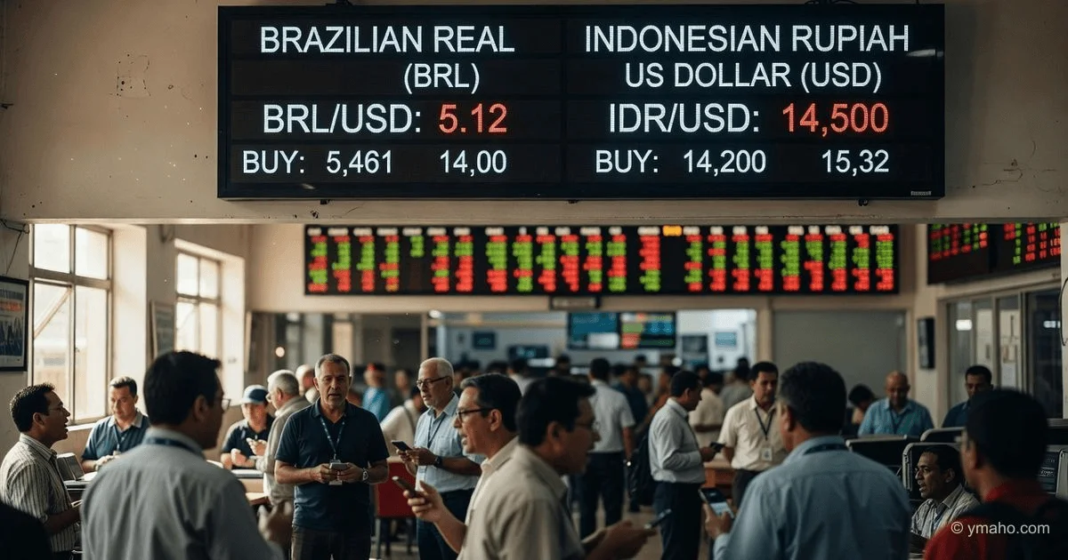 EM currency rates: temporary rise before US inflation data