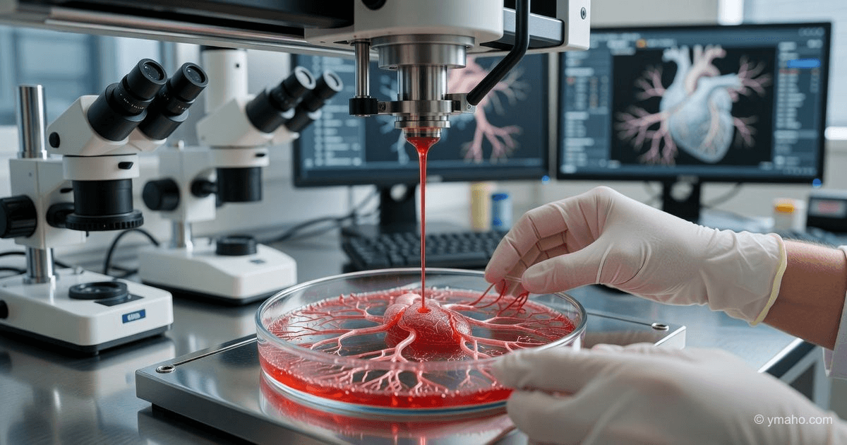 Heart Bioprinting: Harvard's Breakthrough in Creating Blood Vessels
