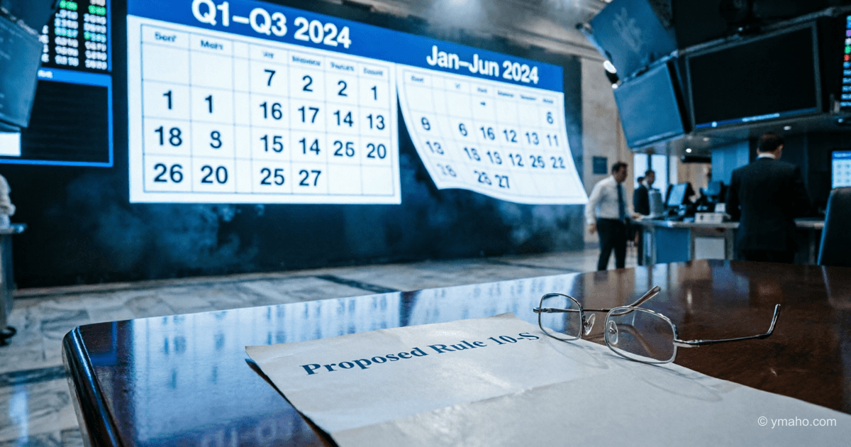 SEC proposed semi-annual reporting: the end of transparency