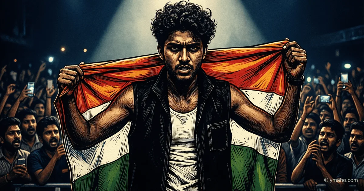 Scandal in Pakistan: rapper Talha Anjum took the Indian flag