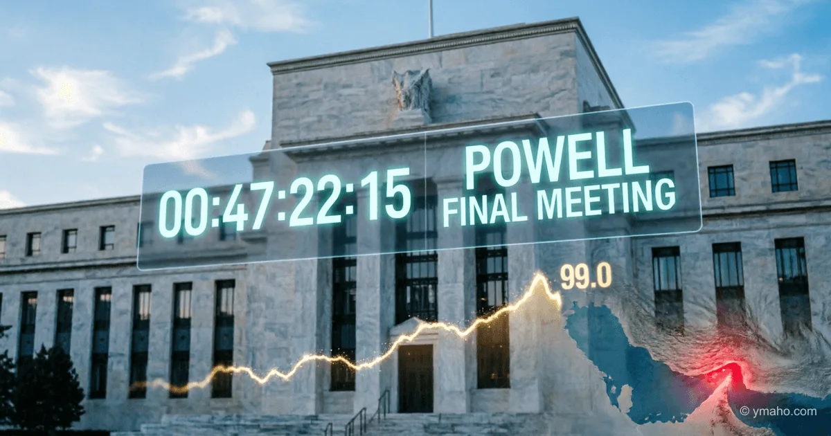 Powell's farewell chord: dollar frozen before hawkish finale
