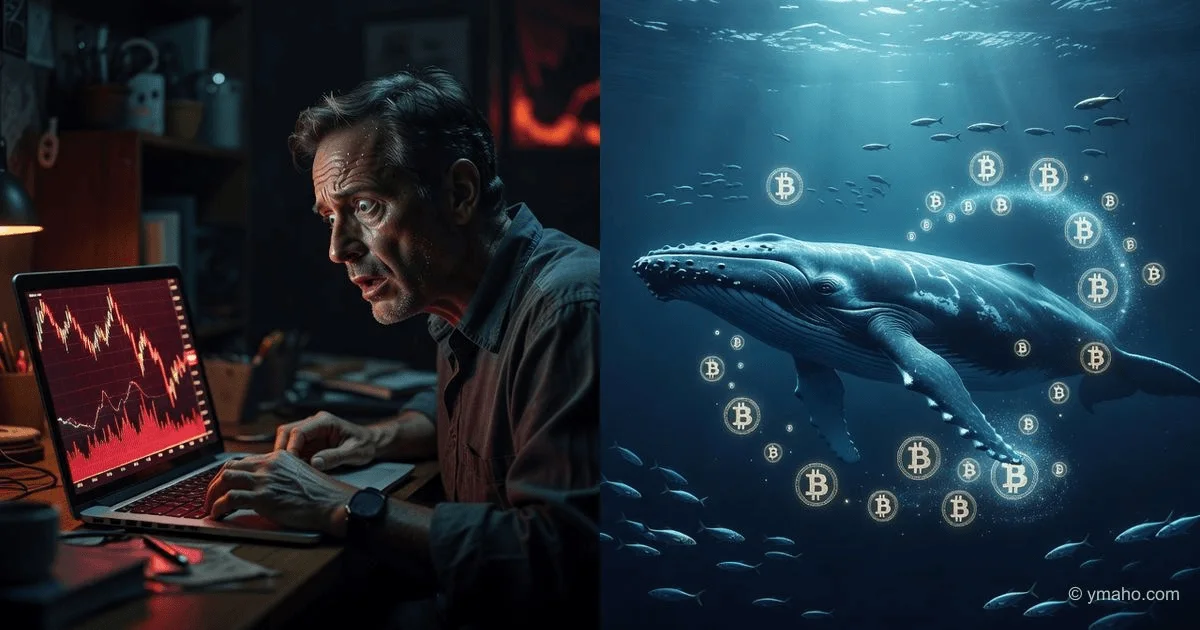 Record bitcoin accumulation by whales amid market crash