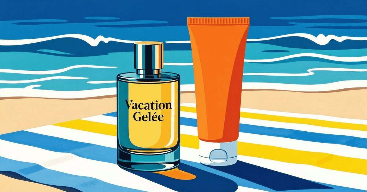 Perfume with the scent of sunscreen: Vacation Gelée fragrance