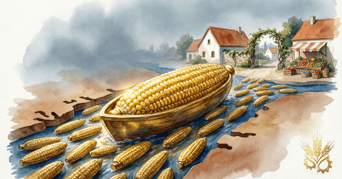 Congestion in Ukrainian ports is lowering corn prices in Europe