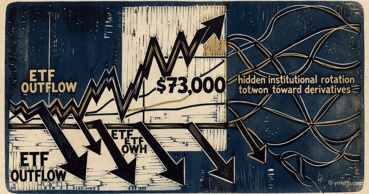Bitcoin prolomil $73 000: analýza paradoxu odtoků z ETF