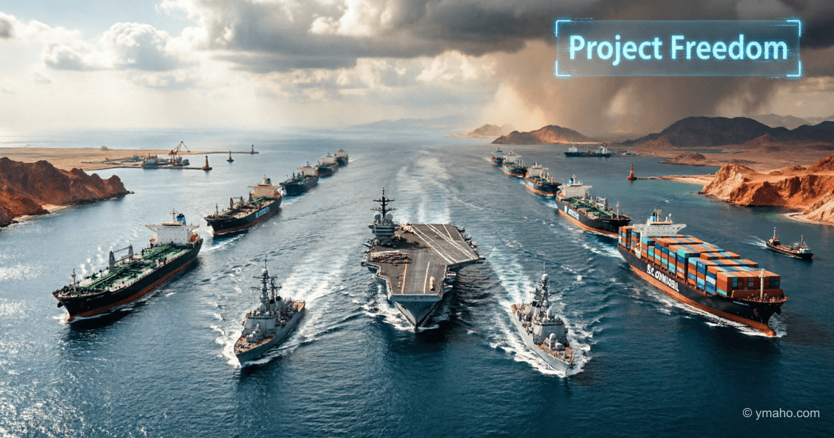 Trump launched Operation Project Freedom in the Persian Gulf