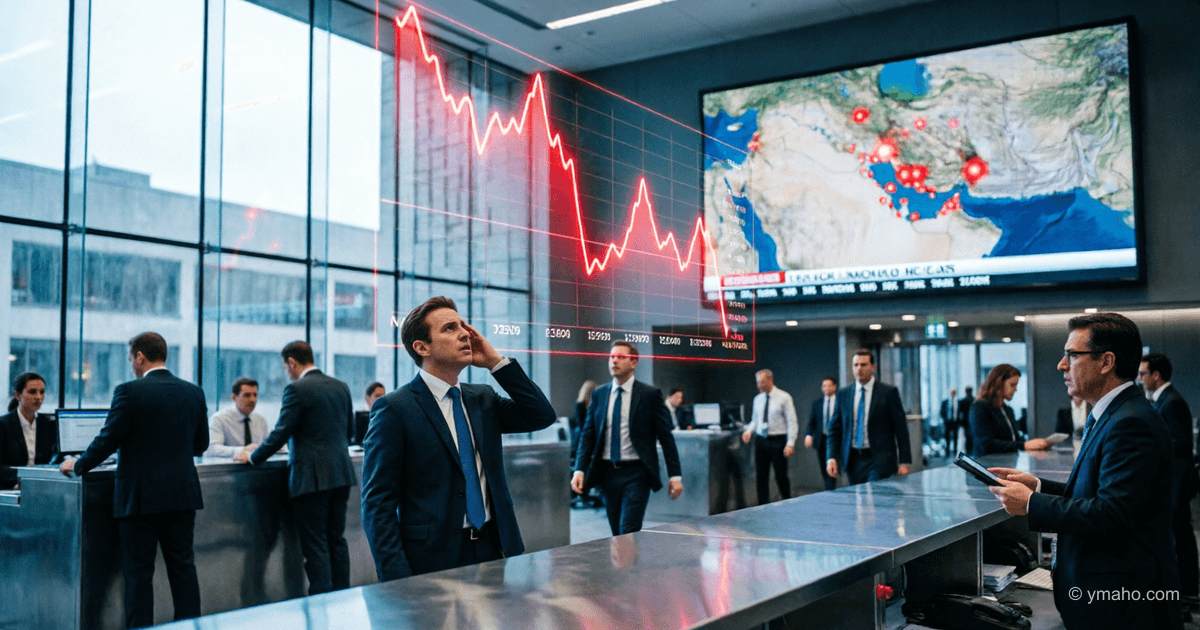 Stock markets fall: war in the Persian Gulf crashes indices