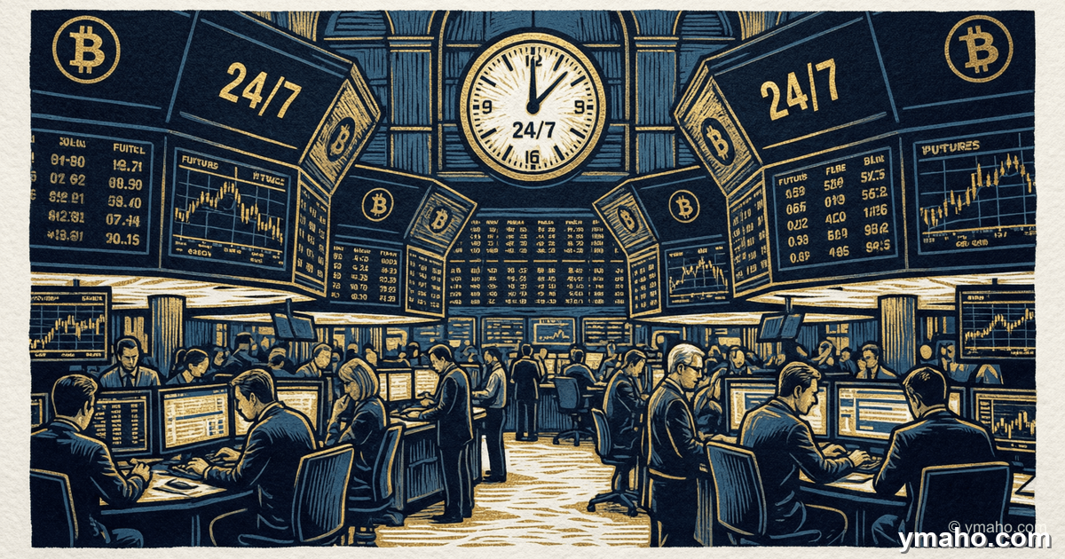 CME Group cambia la negociación de futuros y opciones de Bitcoin al modo 24/7 — implicaciones