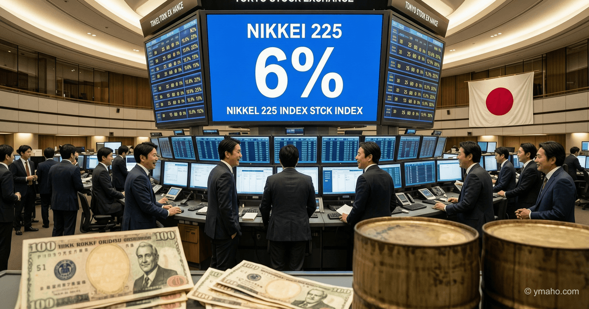 Nikkei 225 surged 6%: reasons for Japan's index growth
