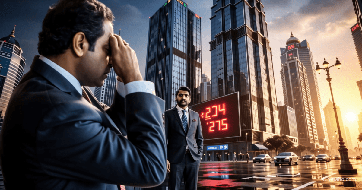 Proč klesly Sensex a Nifty: geopolitika a past RBI