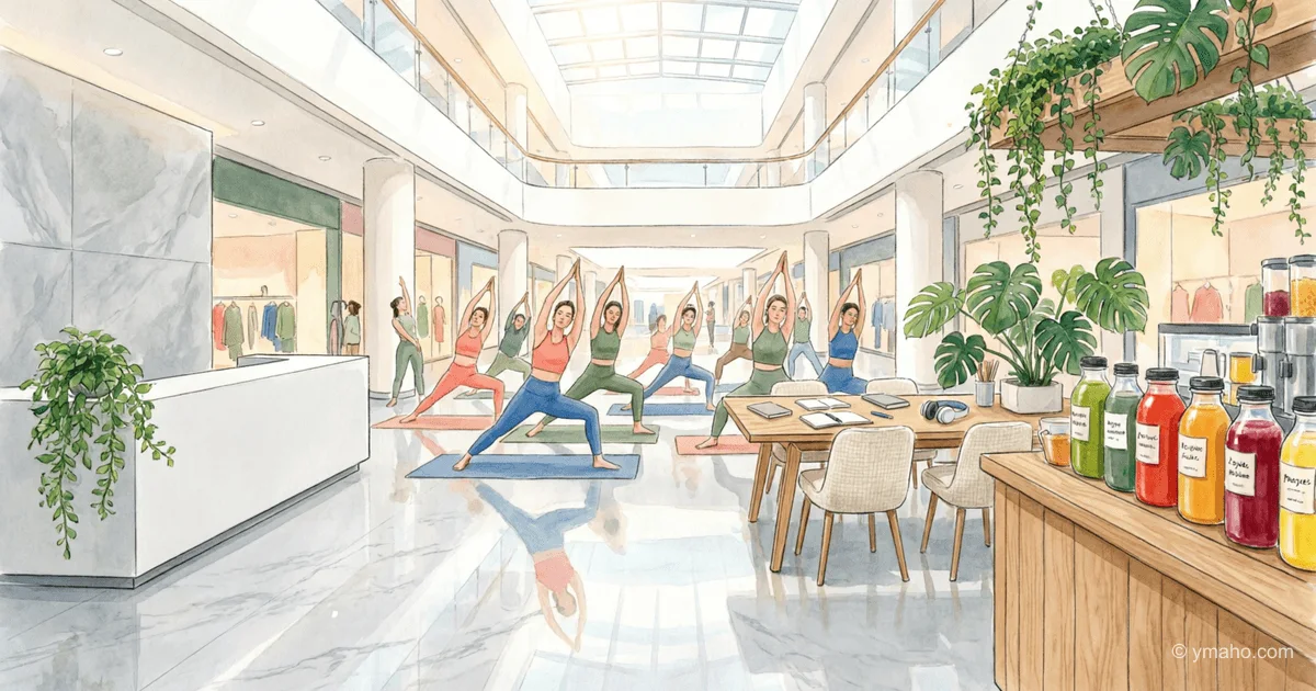 Why shopping centers are becoming fitness clubs and clinics