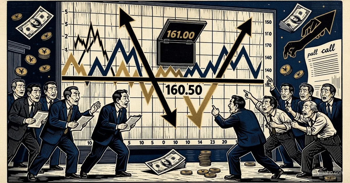 Yen à 160.50 : piège des options et menace d'intervention