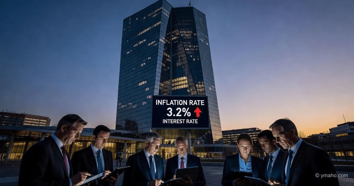 Eurozone inflation 3.2%: ECB rate to rise in June