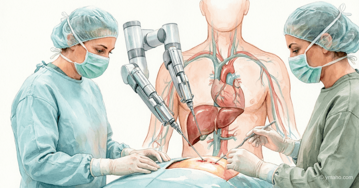 Robotická transplantace jater: bezpečnost a inovace