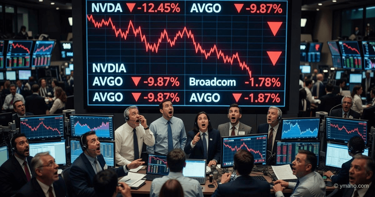 Correction of AI stocks: fall of Nvidia and Broadcom — reasons and forecasts