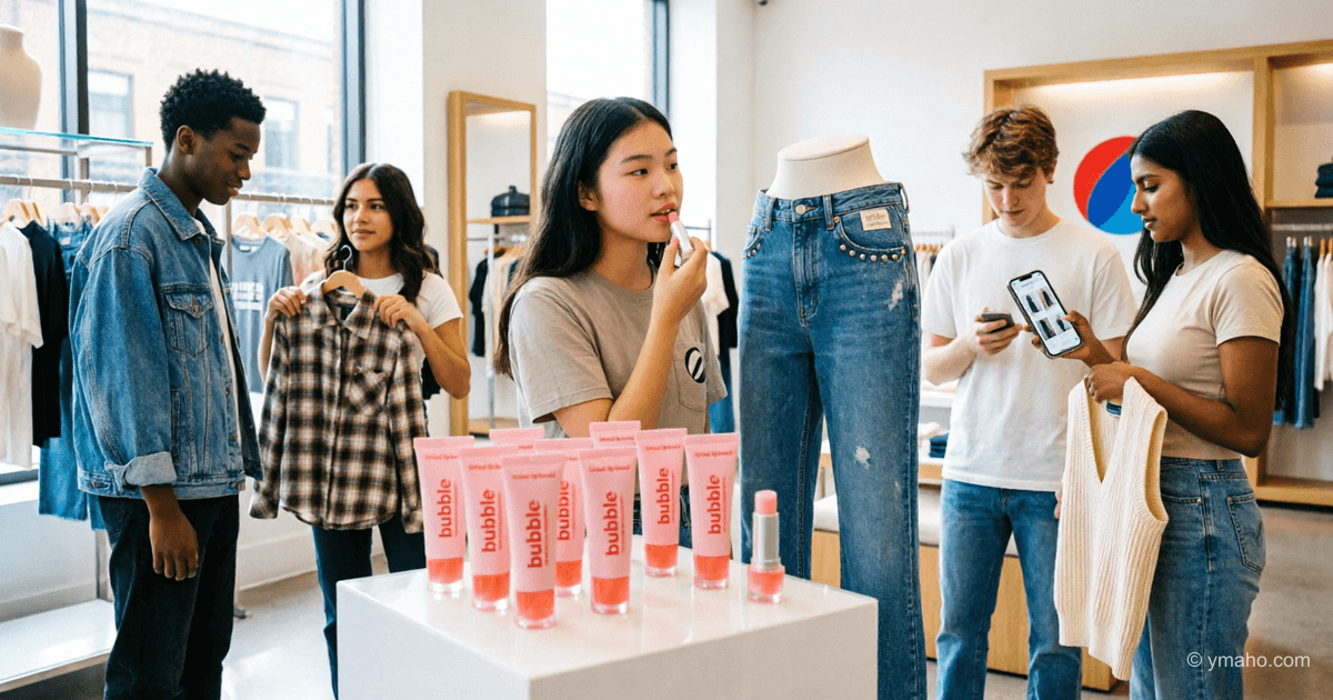 Bubble y American Eagle: una colaboración de cuidado de la piel y moda para la Generación Alfa