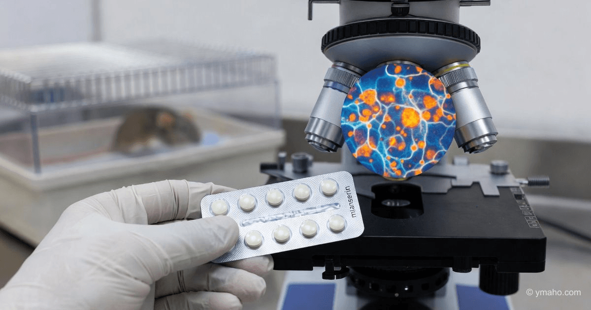 Antidepressant mianserin extends life: Nature Communications study