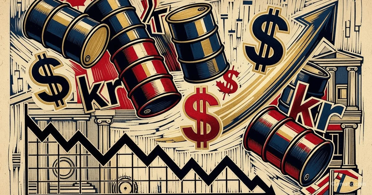 Brent falls to $74.50: consequences for CAD and NOK