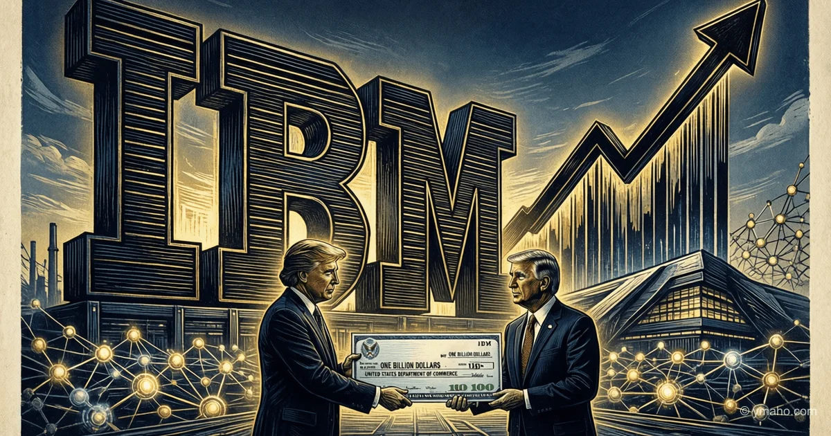 IBM otrzymała 1 mld dolarów od USA: co stoi za wzrostem akcji o 12%?