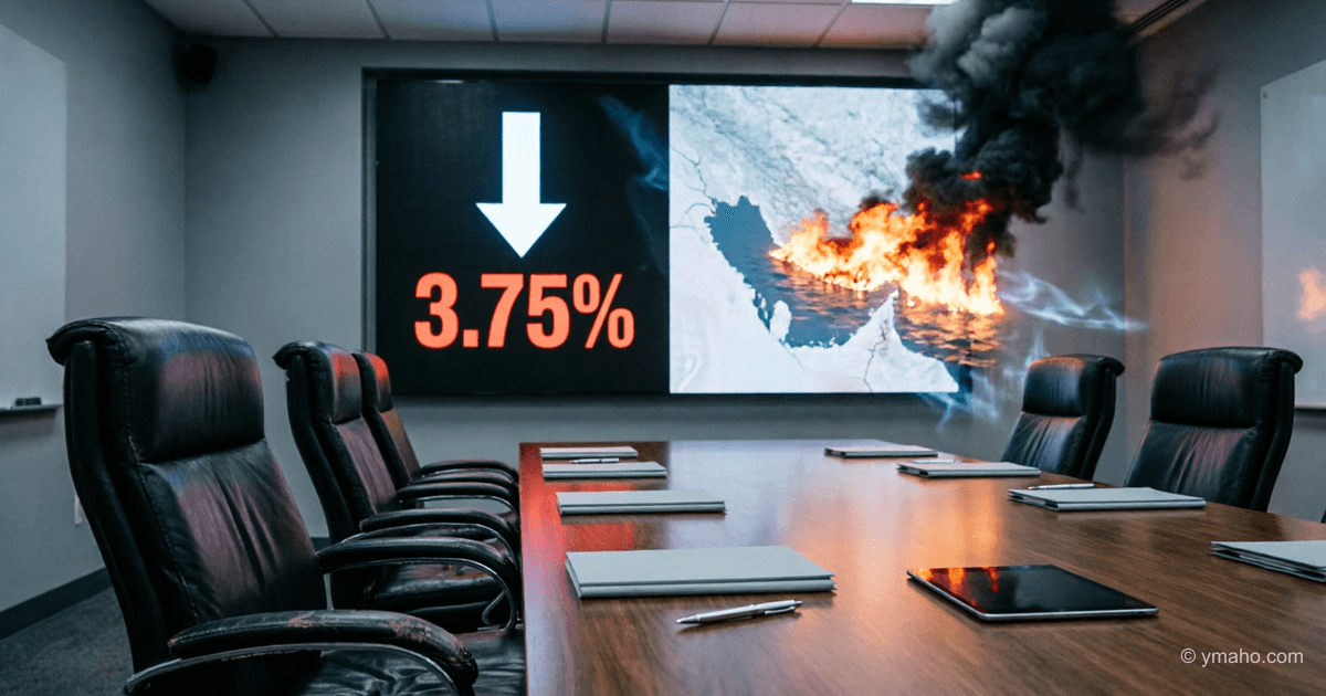 Fed keeps rate at 3.5-3.75% due to risks of war in Iran