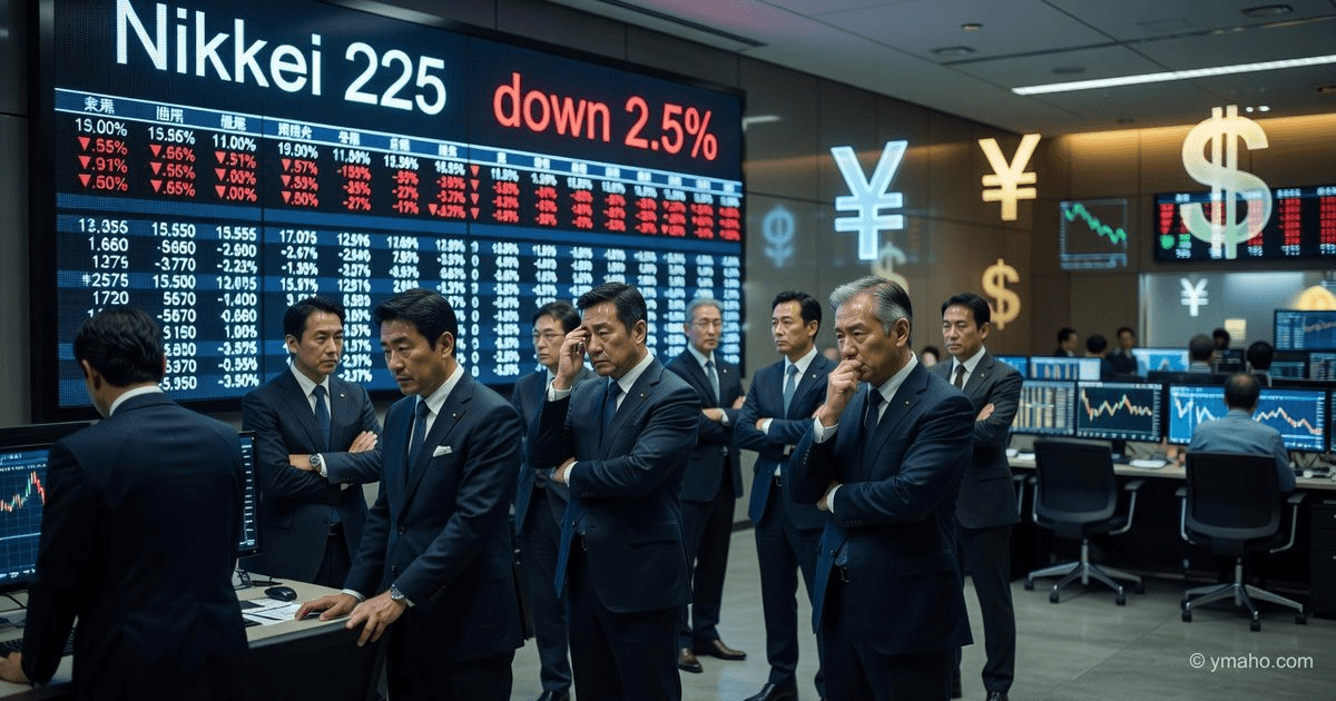 Nikkei 225 fell 2.5%: causes and consequences for investors