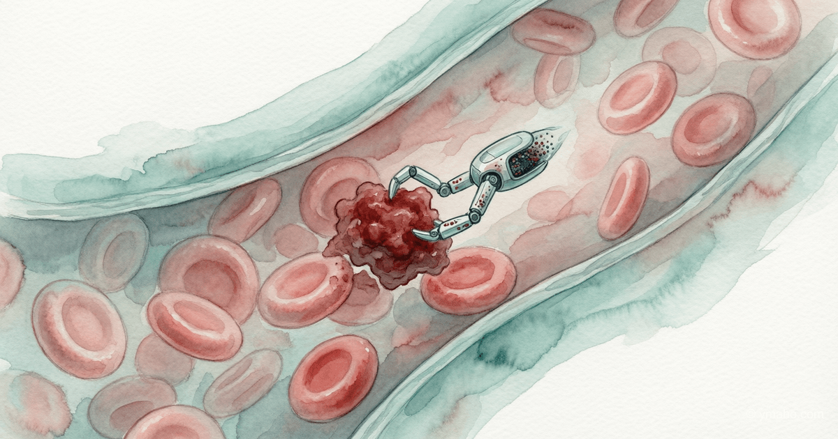 Magnetically controlled soft robots for treating blood clots: safer than catheters