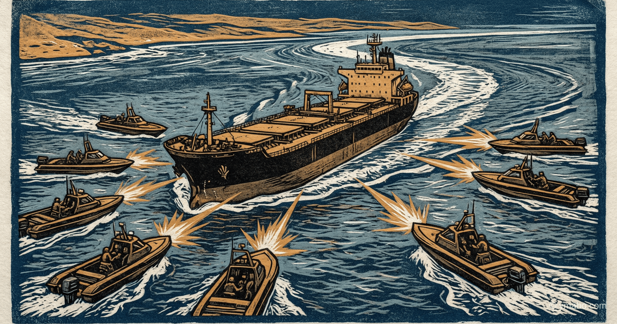 Iran warning shots Strait of Hormuz: insurance collapse