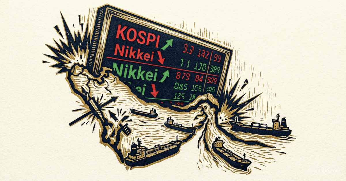 Asijské akciové trhy: smíšená dynamika v důsledku eskalace na Blízkém východě