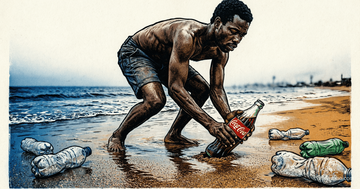 Nigeria: cooling drinks with sand due to electricity shortage