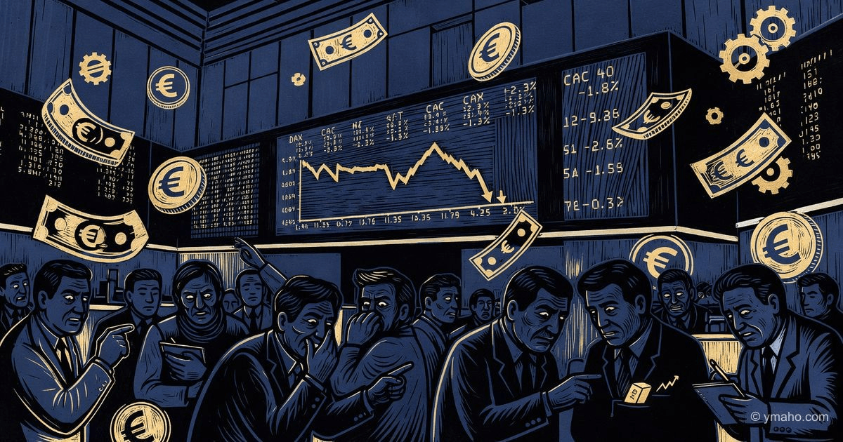 European stock market: decline on ECB rate fears